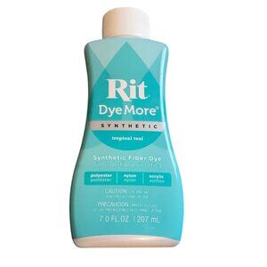 Rit DyeMore Synthetic Fiber Dye Tropical Teal 7 Oz For Polyester Nylon & Acrylic